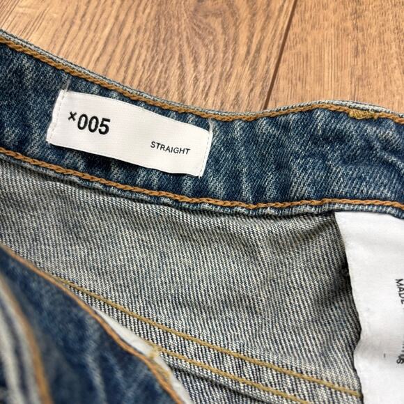 NWOT ASOS Men's straight leg jean in midwash blue 34x32 - Picture 7 of 7